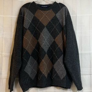EUC 100% WOOL MENS XL SWEATER